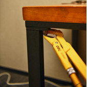 Ключ трубный DL105255 рычажный №2 420 мм (изогнутые губки 0-55 мм) Deli