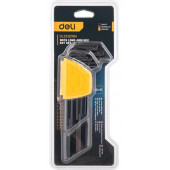 Ключи DL231209H шестигранные удлиненные, набор из 9 шт. (1,5-10 мм) Deli