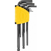 Ключи DL232209H шестигранные с шаром, набор из 9 шт. (1,5-10 мм) Deli