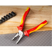 Плоскогубцы DL512007 диэлектрические до 1000В, 180 мм Deli