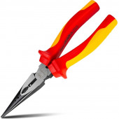 Плоскогубцы DL512108 диэлектрические до 1000В, удлиненные (тонкогубцы) 200 мм Deli