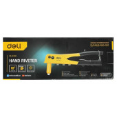 Заклёпочник DL2310 ручной 250 мм (диаметр 2,4/3,2/4,0/4,8 мм) Deli