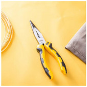 Тонкогубцы DL2108 удлиненные 200 мм, двухкомпонентная рукоять Deli