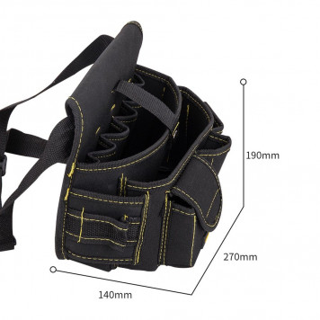 Сумка поясная монтажника DL-P5 (7 карманов) Deli-2