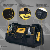 Сумка для инструментов DL430118 14 карманов, плечевой ремень Deli