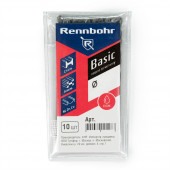 Сверло 461070 по металлу, ЦХ, 7х109 мм, HSS-R, уп 10 шт., RENNBOHR BASIC PROM
