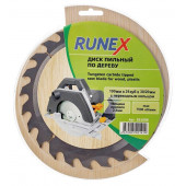 Диск 551008 пильный по дереву 190мм х 24 зуб х 30/20мм "Runex"