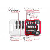 Набор 109022 бит и головок 37 предметов, Einhell