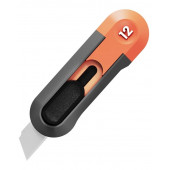 Нож HT4007C технический "Home Series Gray" ширина лезвия 12мм, эксклюзивный дизайн, Deli