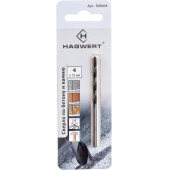 Сверло 506004 по бетону с черной канавкой 4x75мм "Hagwert"