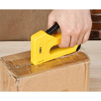 Сшиватель DL238002 мебельный пластиковый Deli-4