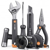 Набор HT0008C ручного инструмента "Home Series Gray" 8 предметов Deli