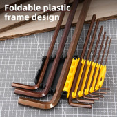 Ключи DL230808G н-р шестигранных сверхдлинных 9шт размеры 1,5,2,2,5,3,4,5,6,8,10мм Deli