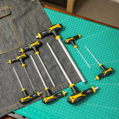 Ключи DL233108 н-р шестигранных с рукоятью Deli 8 шт размеры 2;2,5;3; 4;5;6;8;10 Deli