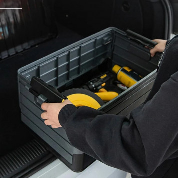 Ящик для инструментов складной Deli DL884160 615 х 360 х 295 мм, 60 литров-1