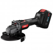 Угловая DE-JM20-2D4 шлифмашина аккумуляторная 2АКБ*4Ач + ЗУ, 20В, 125мм, М14, 3500/6000/10000 сумка