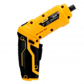 Отвёртка DL-DP04-E2B1 аккумуляторная (3,6В, 1,5А*ч, 3Нм, набор бит 10 шт, пласт. кейс) Deli