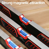 Уровень DL2901000K зеркальный глазок, двухсторонняя фрезеровка 100 см Deli