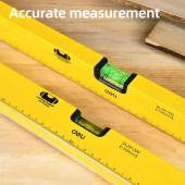 Уровень DL291200 строительный магнитный 3глазка 120 см Deli