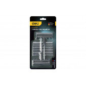 Ремкомплект DL120001 для бескамерных шин (шило, рашпиль, 5 резиновых жгутов) Deli