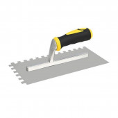 Тёрка DL509321 штукатурная прямоугольная 280x130мм с зуб.10мм, нержавеющая сталь Deli