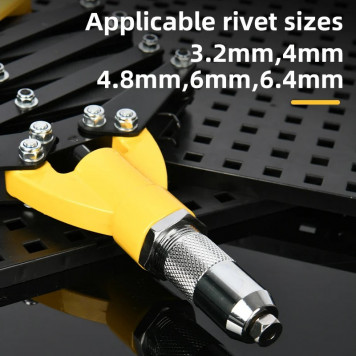 Заклёпочник DL236932 складной Deli-3