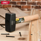 Кувалда DL448010 1 кг, деревянная рукоять Deli