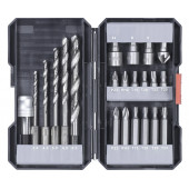 Набор бит, сверл, головок kwb, 22 предмета, кейс