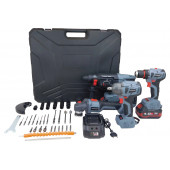 Аккум. бесщеточный E0093 НАБОР 4в1 PROFIPOWER ProfiSet-4F18 (Li-ion-2х4АчE0081, E0080, T0056, T0058)