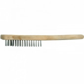 Щётка 06930 проволочная стальная 3 ряда VOREL