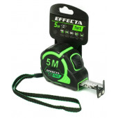 Рулетка 581525 Effecta Fort 5м/25 мм, магнит, автостоп, лента -2стор шкала- нейлон