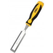 Стамеска DL6225-E1 ширина 25мм, длина 140мм, CrV, прорезиненная рукоять Deli