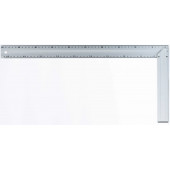 Угольник двухсторонний (2 шкалы на двух сторонах)"ALUKOMTOOLS" - 50 см 211513500A