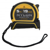 Рулетка АТ-РИ2519Н измерительная ALUKOMTOOLS AUTOLOCK NYLON 5х19, магнитный зацеп