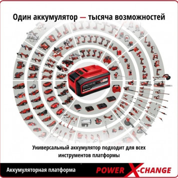 Шуруповёрт PXC TE-CD 18/40 Li-Solo 40Нм патр13мм Einhell 4513925-3