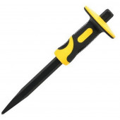 Зубило пикообразное с протектором Deli DL6412 5х18х300 мм, двухкомпонентная рукоять