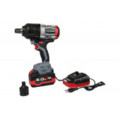 Гайковёрт E0244 бесщеточный ударный T-1200N (18В, 6.0 А/ч, 1200 Нм) ProfiPower