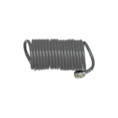 Шланг HD-LX0565 ПВХ спиральный для воздуха с фитингами 6,5х10мм 5м (PE) "H-D"