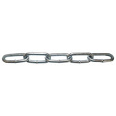 Цепь стальная оцинк круглозвенная d4мм 1м (25м)