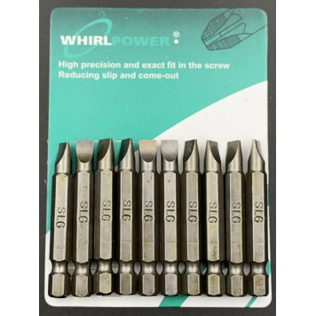 Биты SL-6х50мм уп10шт WHIRL POWER 1ШТ