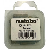 Бита PZ3х25мм TORISON, 1 шт. METABO 6.31559