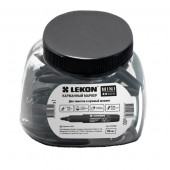 Маркер 014882 перманентный LEKON MINI 2ммЧерн уп 80шт. 80/320/1280