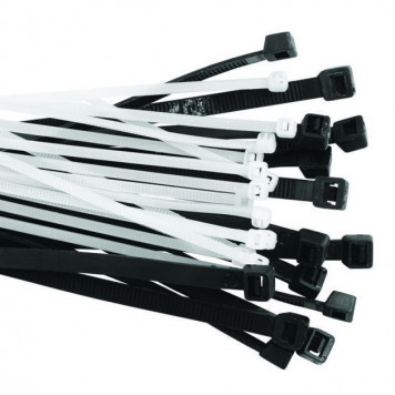 Хомут стяжной нейлон черный 3,0х150 мм 100 шт Хомут стяжной нейлон черный 3,0х150 мм 100 шт