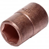 Головка омедненная сменная 15 мм, 1/2" НИЗ