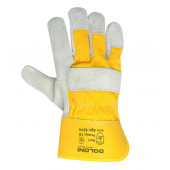 Перчатки 4574 замшевые серые усиленные размер 10 DOLONI