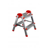 Стремянка стальная 2 ступенчатая двухсторонная