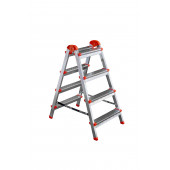 Стремянка стальная 4 ступенчатая двухсторонняя