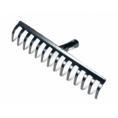 Грабли садово-огородные с прямым зубом, 8 зубьев, S=2,5, эмаль