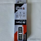 Набор YT-0416 TORX SECURITY +переходник 1/2 Т25-Т55 с отверстием