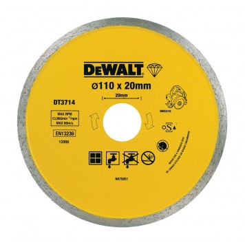 Диск DT3714-QZ для плиткореза DWC410 110х20 мм, h=5 мм DEWALT